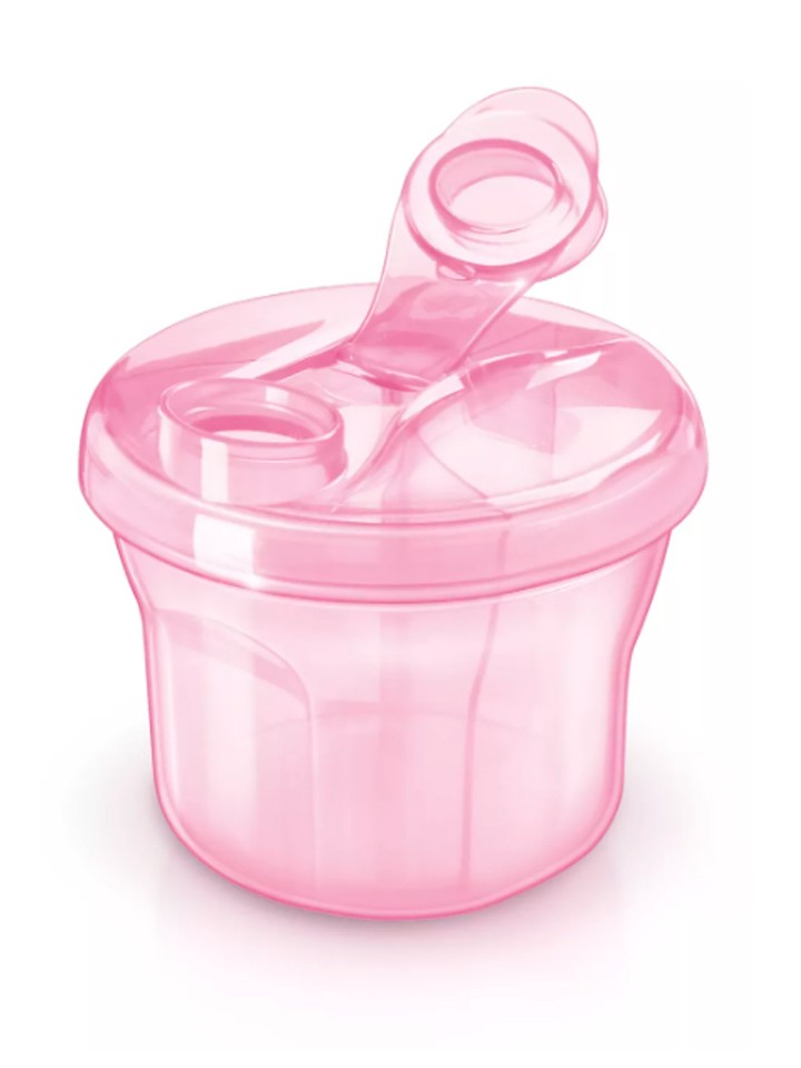 Dispensador De Leche En Polvo Para Bebe Rosado Niña Baby Girl Shower Gift  Milk