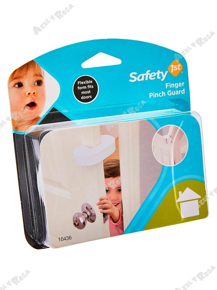 Protección antipellizcos para puertas y ventanas, 6 piezas Topes de puerta  para seguridad infantil Protección de dedos para niños Seguridad de dedos  giratoria con pegatina (Blanco)
