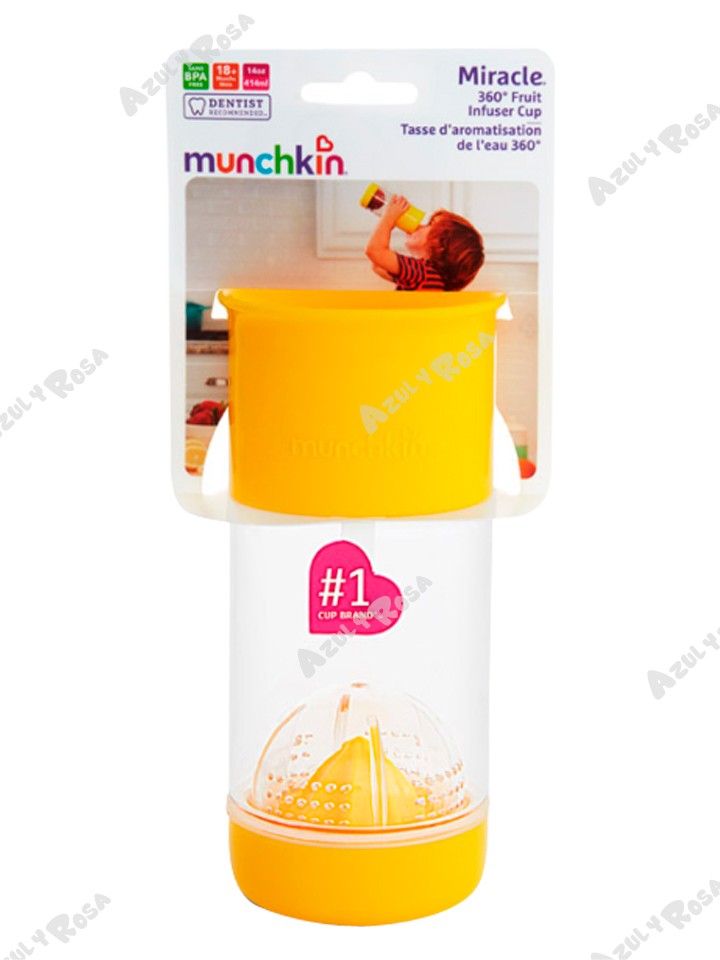 Vaso infusor de fruta Munchkin Miracle 360º, antiderrame - Amatriuska