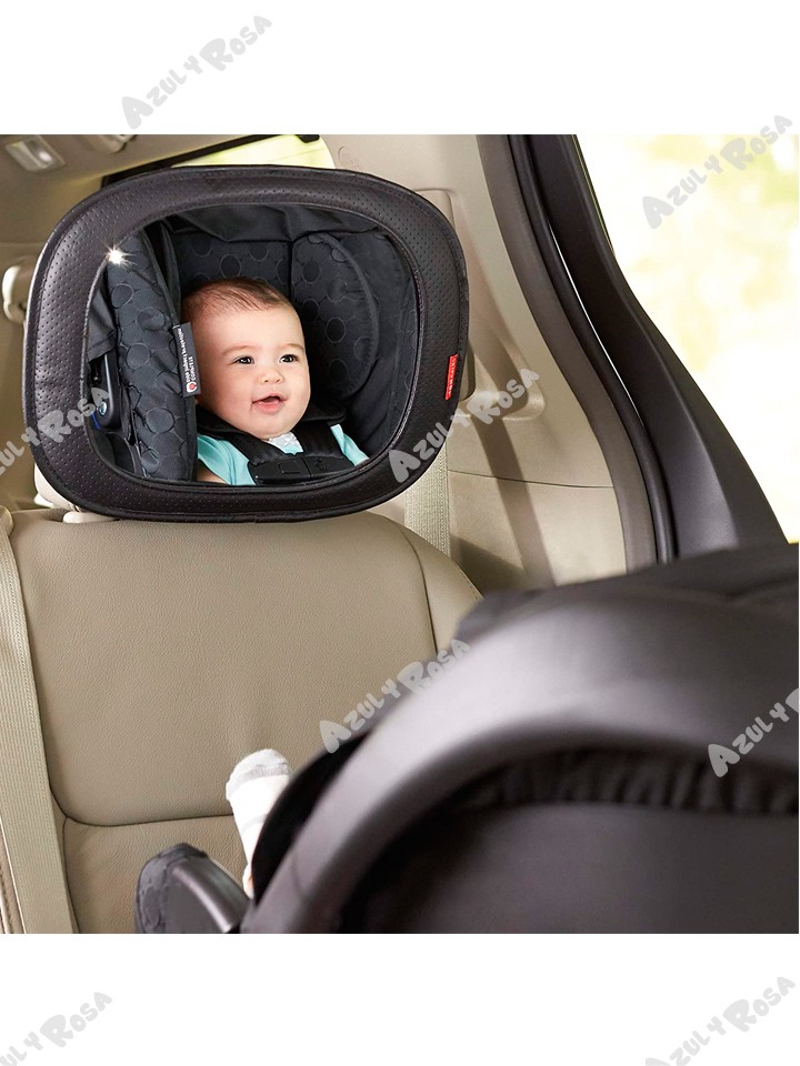 Espejo Retrovisor Xl Ajustable De Auto Bebé Niños Seguridad