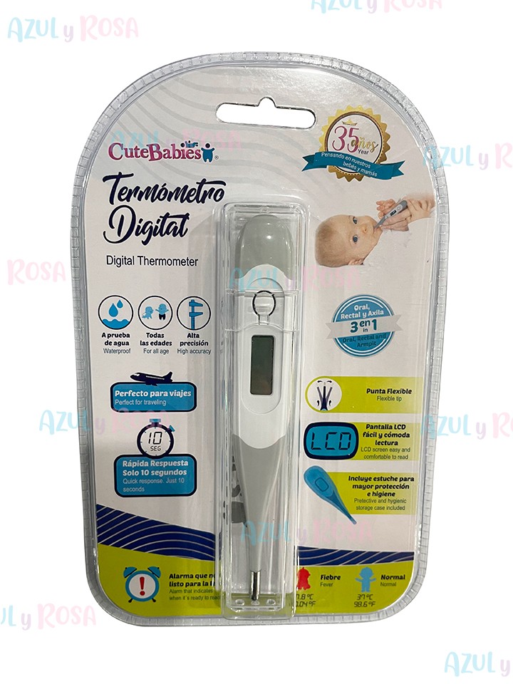 Termometro digitale con punta flessibile - Alecto Baby • Real Baby