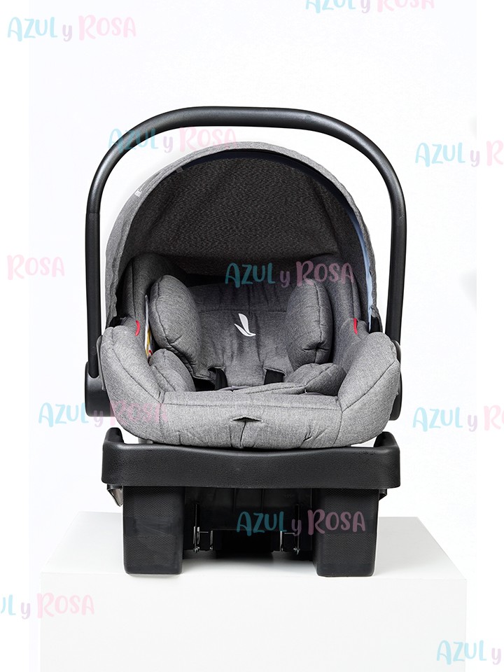 Coche 3 en 1 + Base New Mike – Gris - Vander Baby