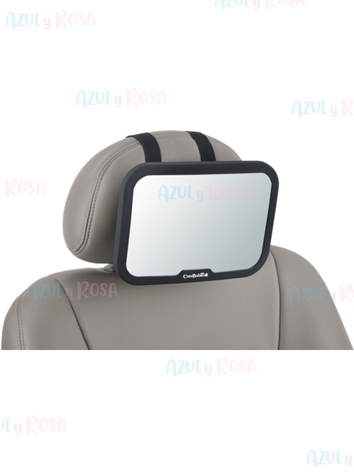 Espejo de coche para bebé con soporte táctil para tableta, espejo de  asiento trasero ajustable para bebés recién nacidos con visión amplia y