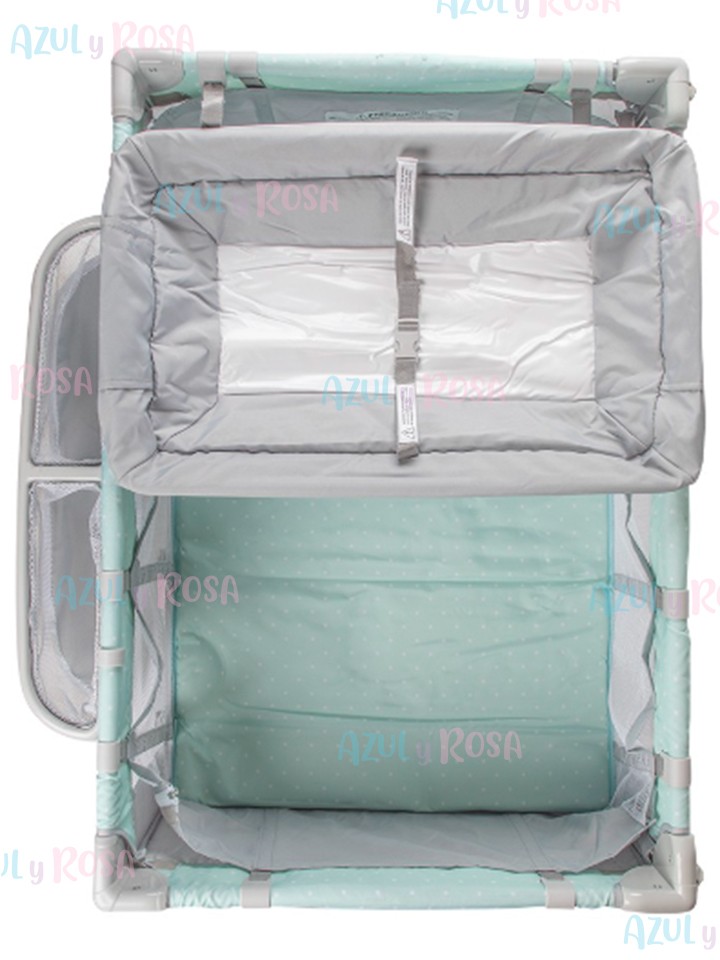 Ripley - CUNA CORRAL PARA BEBE FUNCION COLECHO TULL ANTIMOSQUITO AZUL